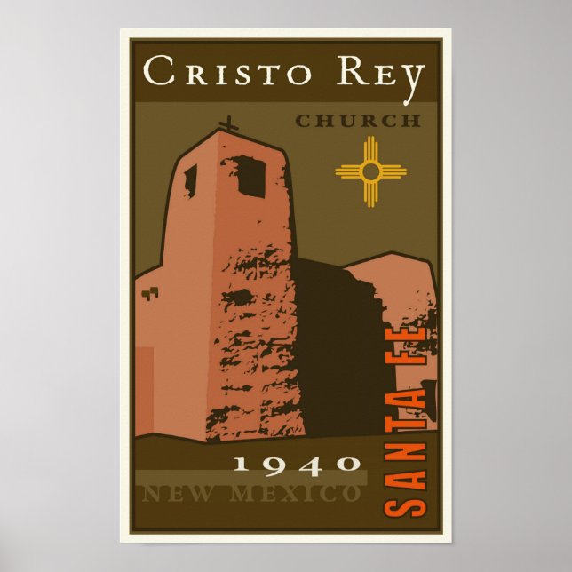 Santa Fe, New Mexico, USA Poster (Front)