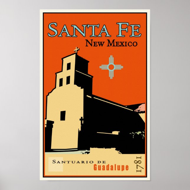 Santa Fe, New Mexico, USA Poster (Front)