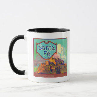 Santa Fe Orange LabelRedlands, CA Mug
