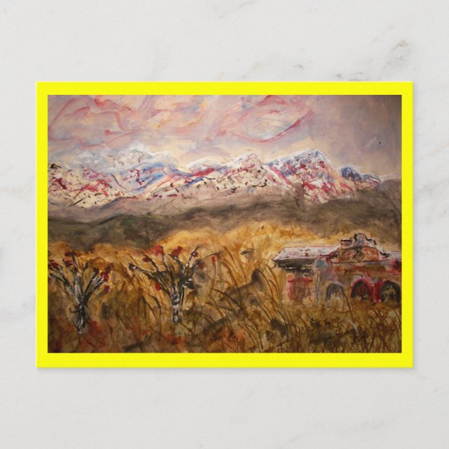 Santa Fe peace on earth Postcard (Front)