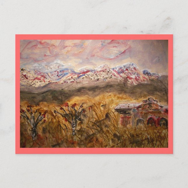 Santa Fe peace on earth Postcard (Front)