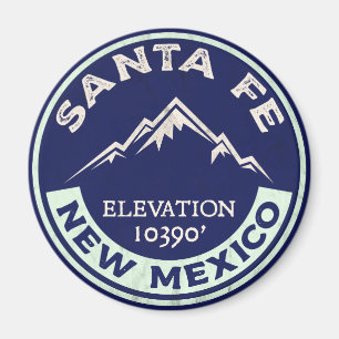 Santa Fe Ski New Mexico Skiing Basin Magnet