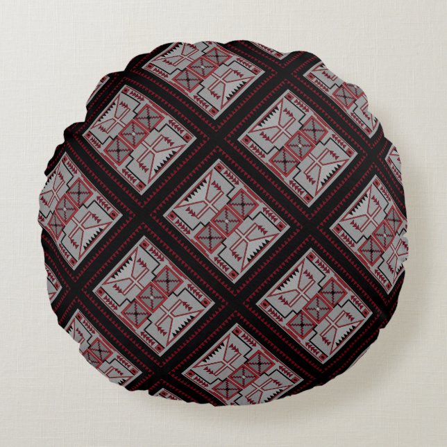 santa fe style   round cushion (Front)