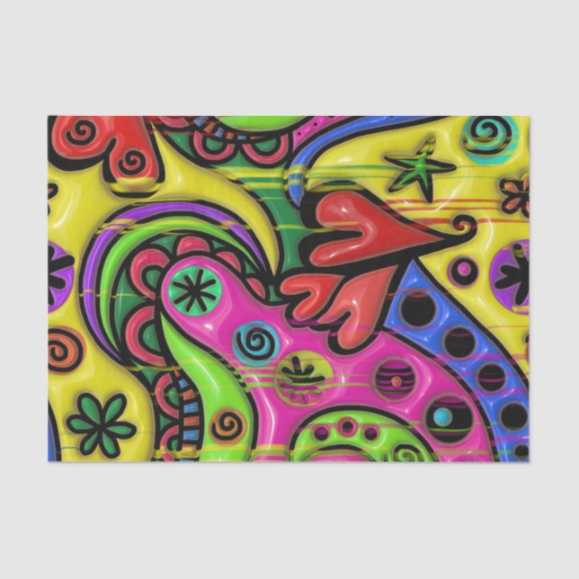 Santa Fe Style Tissue Paper (Front)