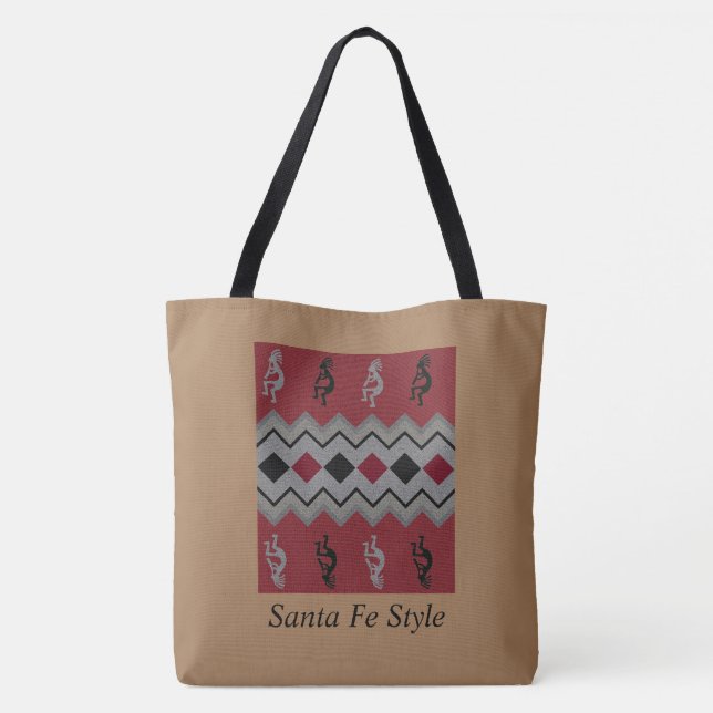 santa fe style tote bag (Back)