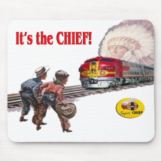Santa Fe Super Chief Train Mousepad