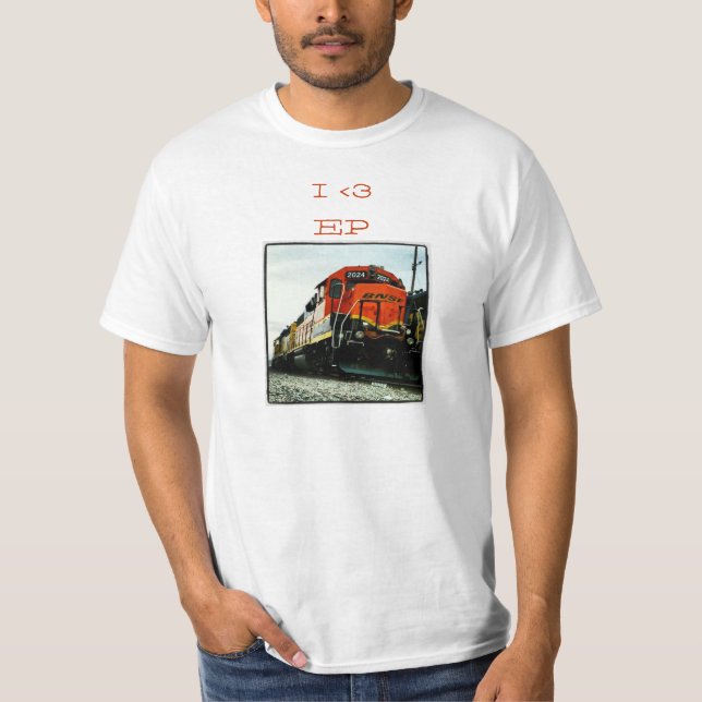 Santa Fe Trains El Paso TX T-Shirt (Front)