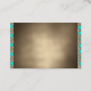 Santa Fe Tribal New Mexico Turquoise Business Card