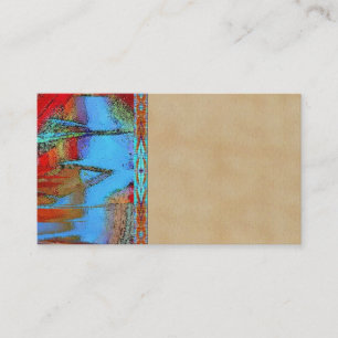 Santa Fe Turquoise Earth Sedona Art business Cards