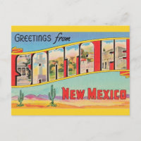 Santa Fe Vintage Greeting