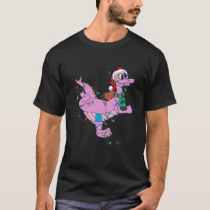 Santa Figment Dragon Christmas Lights T-Shirt