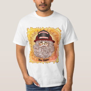 Santa Firefighter  T-Shirt