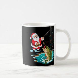 Santa Fishing Lure B Fish Christmas Pajamas Boy To Coffee Mug