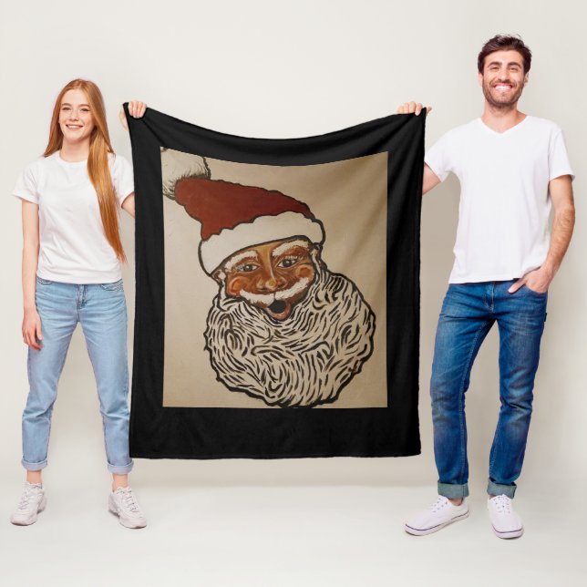 Santa Fleece Blanket (In Situ)