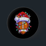 Santa Footll Rug  6 Cm Round Badge<br><div class="desc">Santa Footll Rug</div>