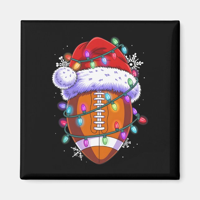 Santa Footll Rug  Magnet (Front)