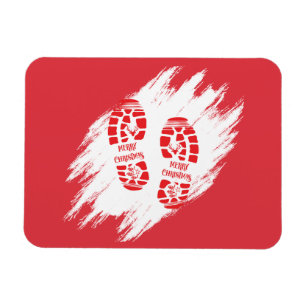 Santa Footprint Magnet