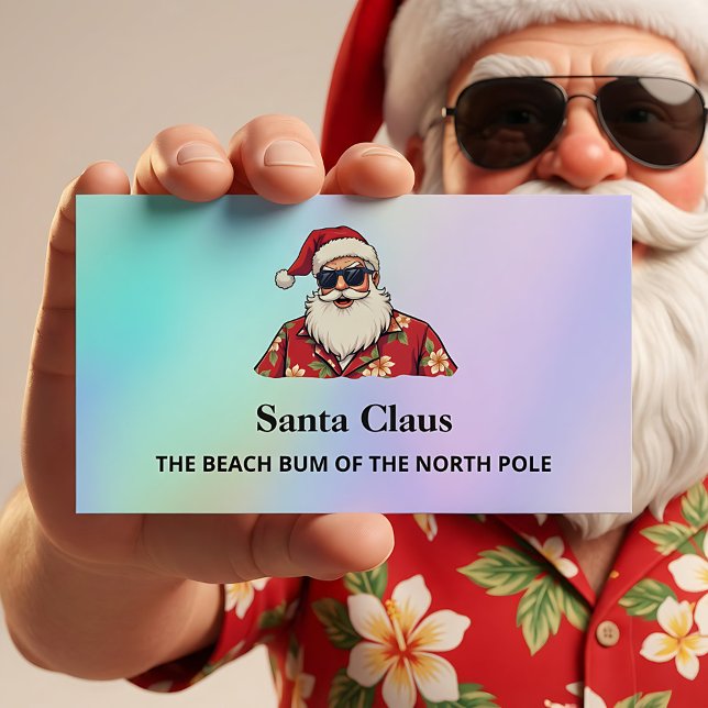 Santa for Hire Funny Calling Card (Santa for Hire Cards)