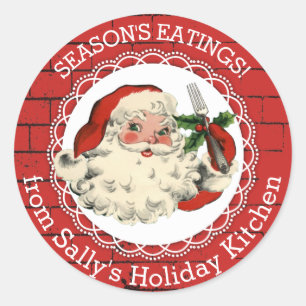 Santa fork Christmas from the kitchen of sticker