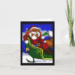 Santa Fox Notecard