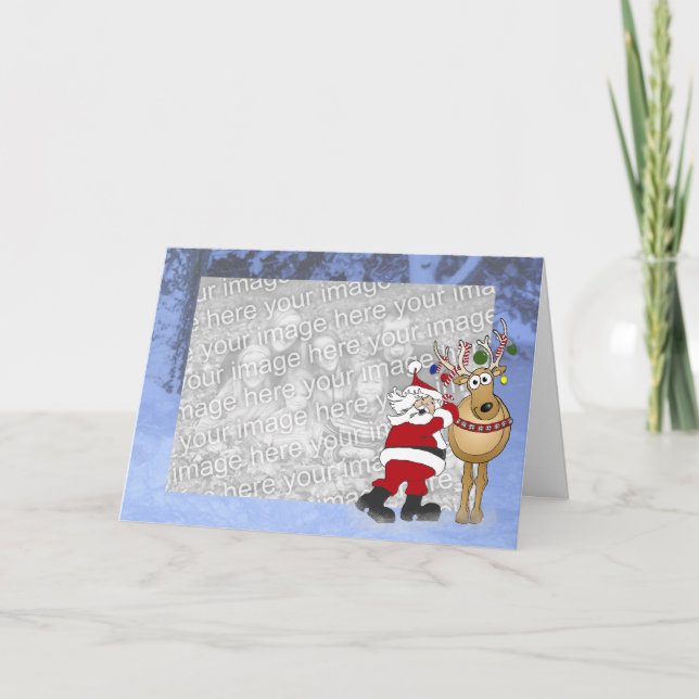 Santa frame Christmas template (Front)
