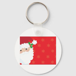 Santa Frame Key Ring