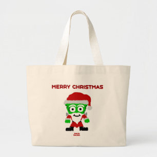 Santa FrankenCheese Jumbo Tote