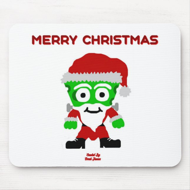 Santa FrankenCheese Mouse Pad (Front)