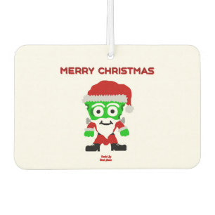 Santa FrankenCheese Rectangle Air Fresher Car Air Freshener