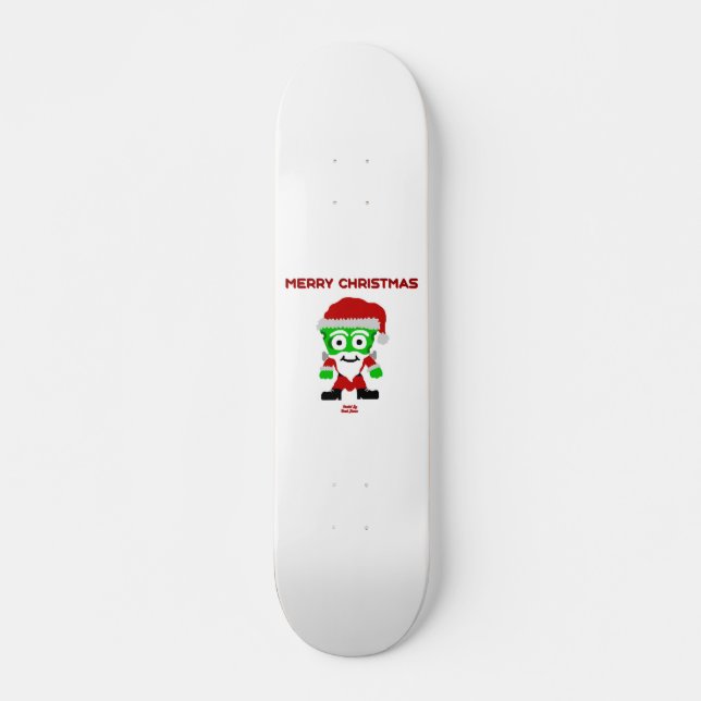 Santa FrankenCheese Skateboard (Front)