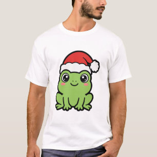 Santa Frog Christmas T-Shirt