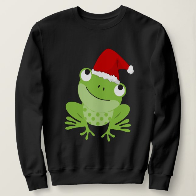 Santa Frog Sweatshirt (Design Front)