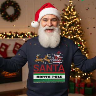 Santa From The North Pole Sweatshirt