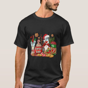 Santa Fuel Coffee Cups Merry Christmas Coffee Drin T-Shirt