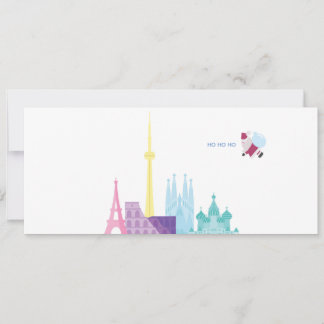 Santa Funny Pun Christmas Holiday Travel Card