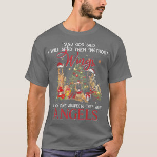 Santa German Shepherd Dog And God Said I Will Send T-Shirt