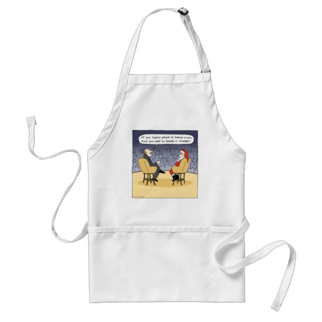 Santa Gets Some Advice Standard Apron (Front)
