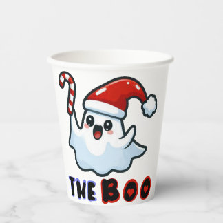 Santa Ghost Paper Cup