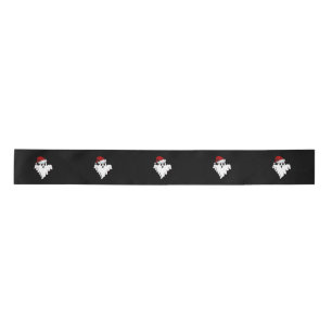 Santa Ghost  Satin Ribbon