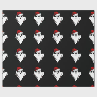 Santa Ghosts Wrapping Paper