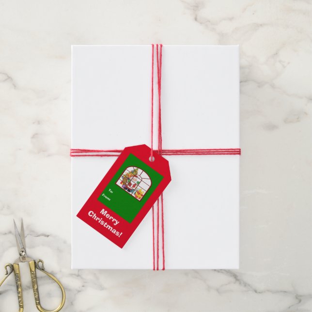 Santa Gift Tag (With Twine)