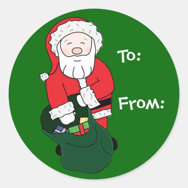Santa Gift Tag (Front)