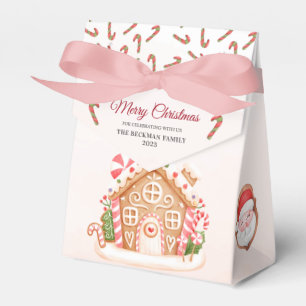 Santa Gingerbread House Christmas Party Favour Box