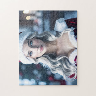 Santa Girl Jigsaw Puzzle