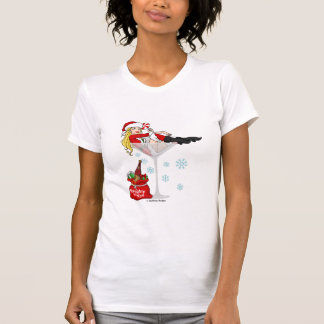 Santa girl martini T-Shirt