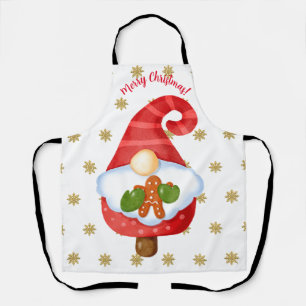 Santa Gnome Apron