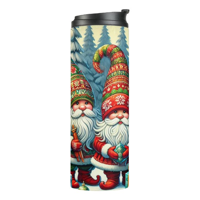 Santa Gnome Holiday Tumbler – Festive Gift Idea (Rotated Left)
