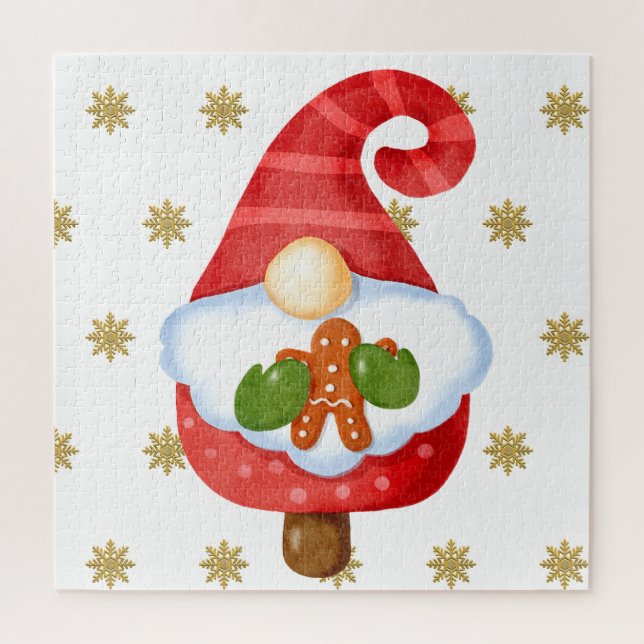 Santa Gnome  Jigsaw Puzzle (Vertical)