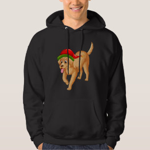 Santa Golden Retriever Hoodie