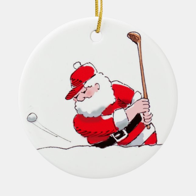 Santa Golf ornament (Front)